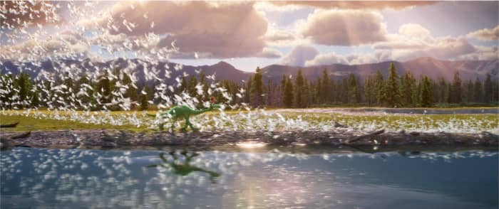 The film's real strengths lie with its astonishing quality of animation of landscapes, clouds and water - such a shame that the characters look too cartoony.