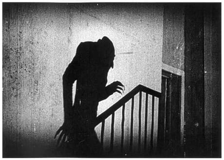 Unshackled by cliché and stereotype, the film establishes several important tropes of the vampire myth as well as this iconic image.