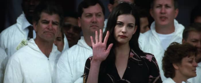 Liv Tyler concedes that the best thing about the film is her father's song 'I Don't Wanna Miss A Thing'.