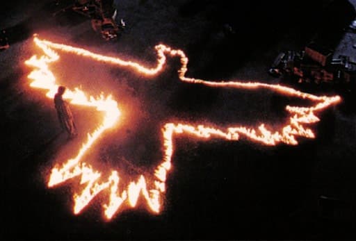 The film can feel like a music video, which is where Proyas cut his teeth. The film's iconography and style are very strong and memorable.