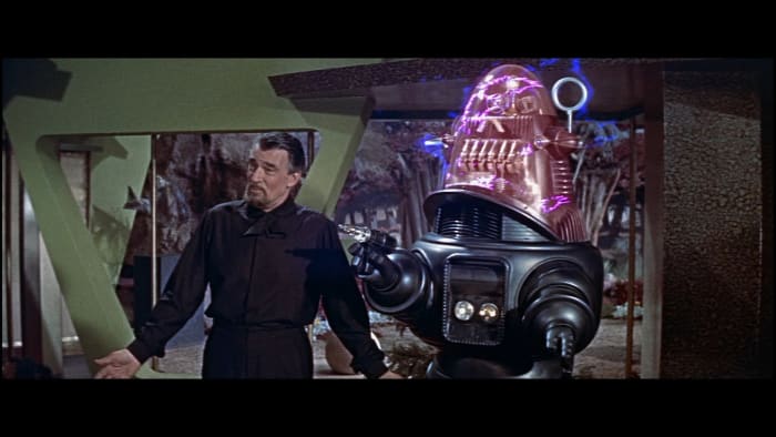 Pidgeon may have headlined the project but the true star was Robby the Robot, who would become a cult figure among sci-fi fans.