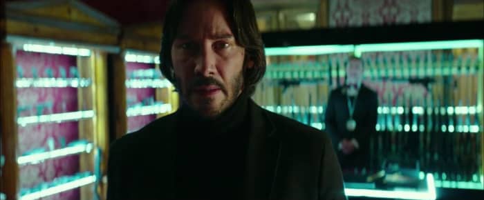 Reeves is utterly relentless as the meat-eating super-assassin although he's not the sharpest knife in the drawer.