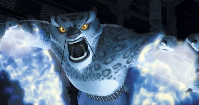 McShane's villanous Tai Lung is actually a very good baddie, bristling with arrogance and misplaced authority.
