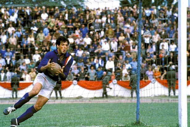 Stallone's ego threatened to run riot and nearly derailed the film altogether. No wonder they stuck him in goal!