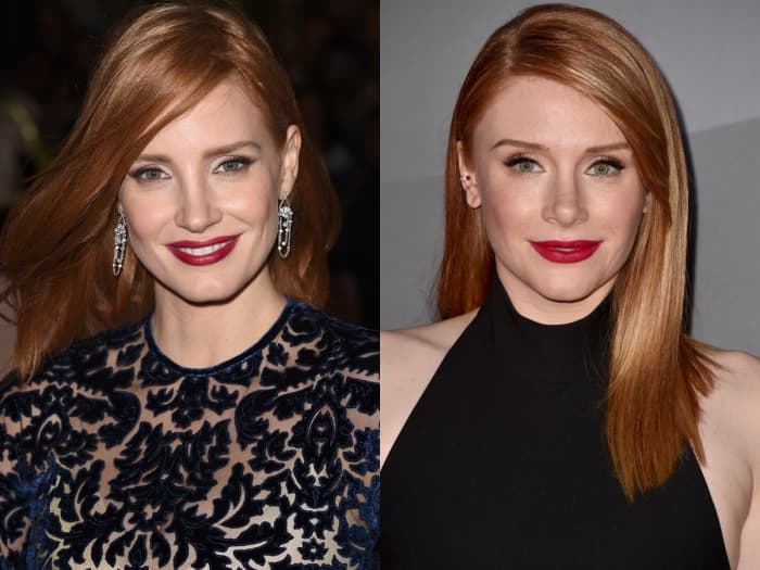 Jessica Chastain and Bryce Dallas Howard.