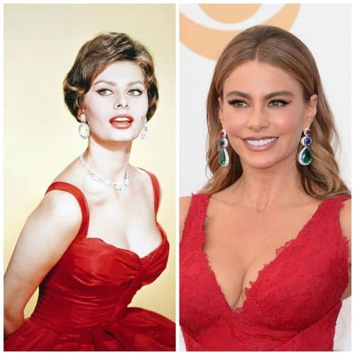Sophia Loren & Sofia Vergara.