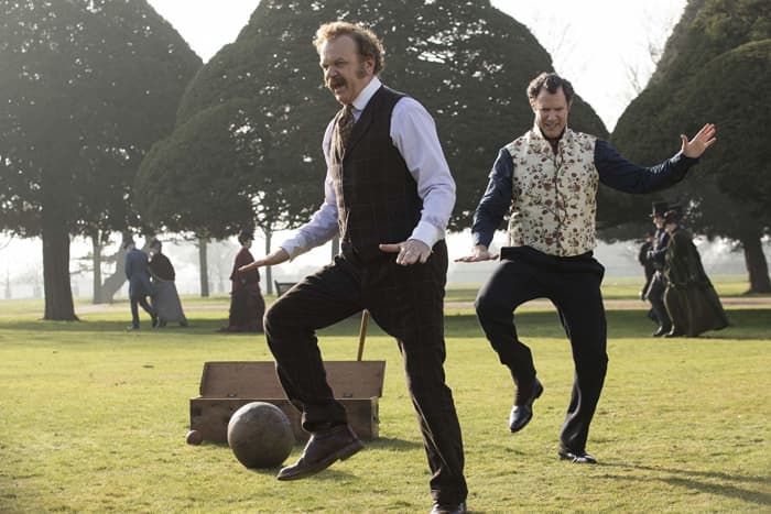 Hurry, Watson! We must dance around and be silly because doing random, unfunny things that don't pertain to a story or provide anything character related is totally funny.