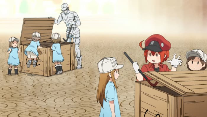 This is an anime about how roughly 37.2 trillion cells work energetically every single day.