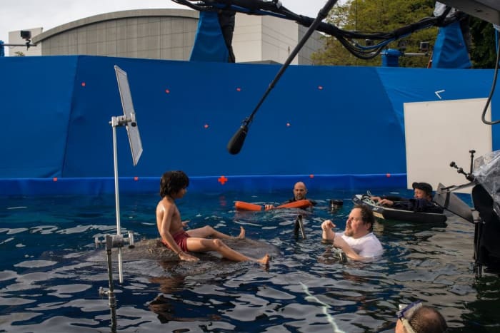 The Jungle Book: Jon Favreau (director) in conversation with Neel Sethi (Mowgli). The movie released in 2016 to a roaring global success.