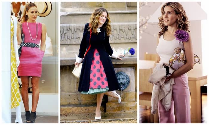 Carrie Bradshaw (Sarah Jessica Parker) is arguably one of the most trend-setting and fashion risk-taking characters of all time.