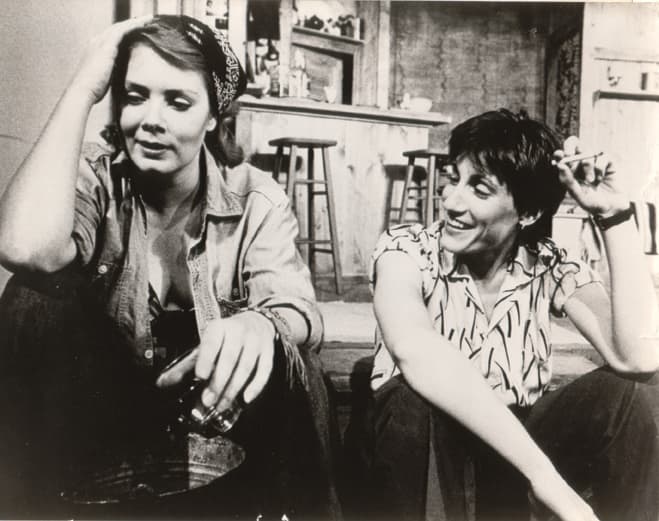 Jean Smart & Carolyn Cope in the controversial, lesbian themed play, "The Children’s Hour," by Lillian Helman.
