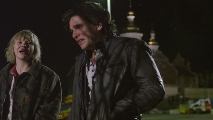 I know I like just totes watched a murder happen, but... you're like so hot. And I'm like, charmed by you, I guess!