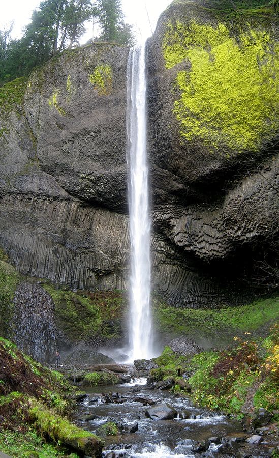 Latourell Falls along the Columbia River Gorge in Oregon