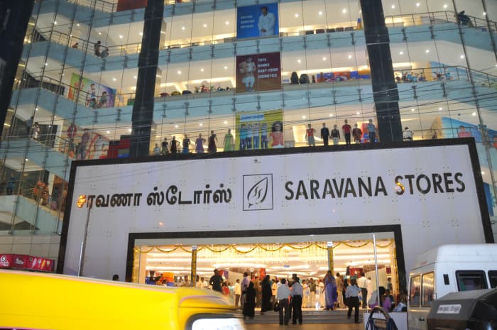 Saravana Super Stores, a chain of retail stores with cheap prices and not-so-great customer service.