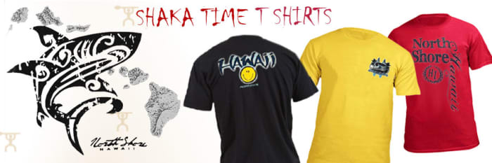 You won't have a problem finding a Hawaiian tshirt to take home with you. They are for sale everywhere.