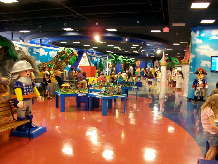 See how the floor shines? It really is that clean, even with hundreds of kids playing over the course of a day.