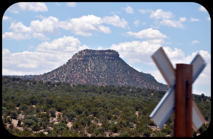 'Starvation Peak': Southwest Chief Legend has it that settlers were chased up the mountain and held there, surrounded by Indian warriors, until they succumbed to starvation. It was a prominent landmark and made for an interesting story around.