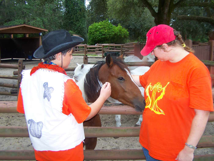Relax and enjoy. Fort Wilderness is a very casual, outdoorsy experience, so don't forget to take the time to stop and pet the ponies.