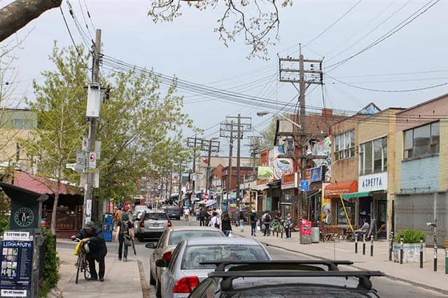 Augusta Avenue in Kensington Market is home to many interesting shops.