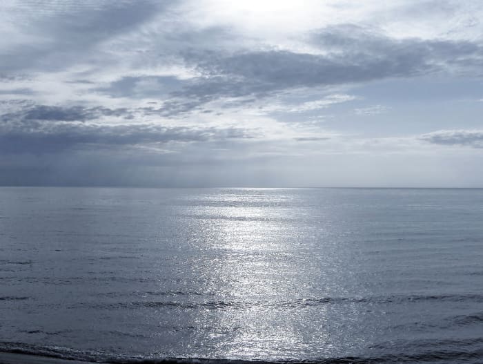 From Sea to Shining Sea; Lake Michigan taken from Oval Beach - a good day for swimming in calm waters