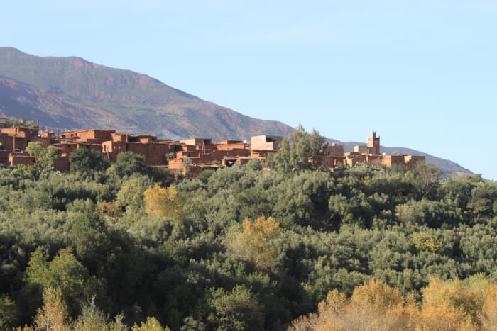 In the Zat Valley, beautiful villages sit on top of the hillside in a manner seen in many movies.