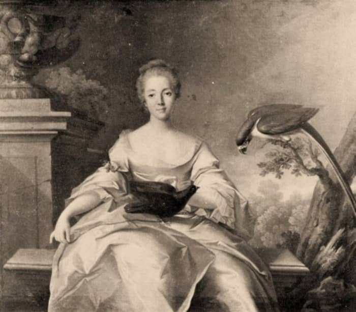 Portrait of Louise Dupin (1730), who as a much older lady saved Chenonceau from demise