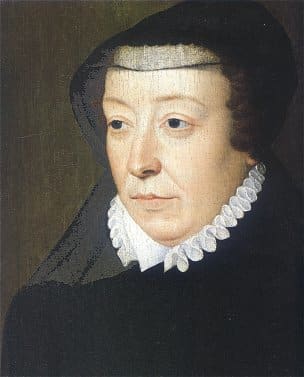 Portrait of Catherine de' Medici (1519-1589) by François Clouet.