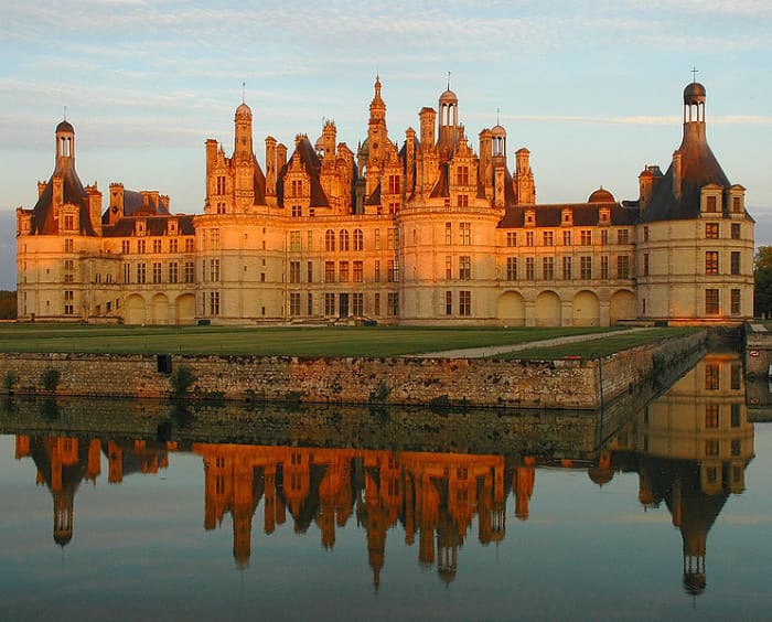 Chambord's famous roofline resembles the skyline of the Constantinople (now Istanbul)