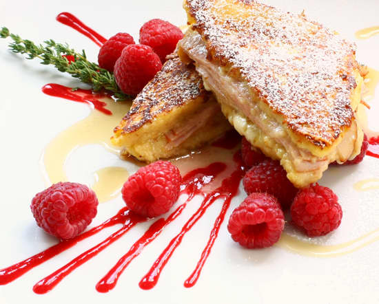 I bet your breakfast doesn't look this good at home. From the actual kitchens of the Pomegranate Inn.