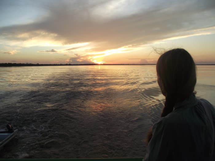 A river sunset near Manaus is a sight to behold. The wondrous skies and reflections on the Amazon will take your breath away.