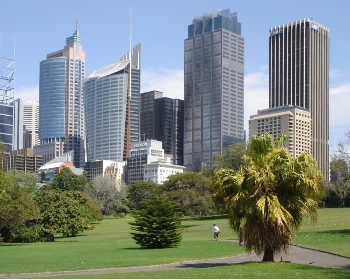 An oasis in the midst of a concrete jungle - the Royal Botanic Garden