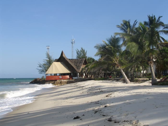 A Beach in the Kenyan Coast