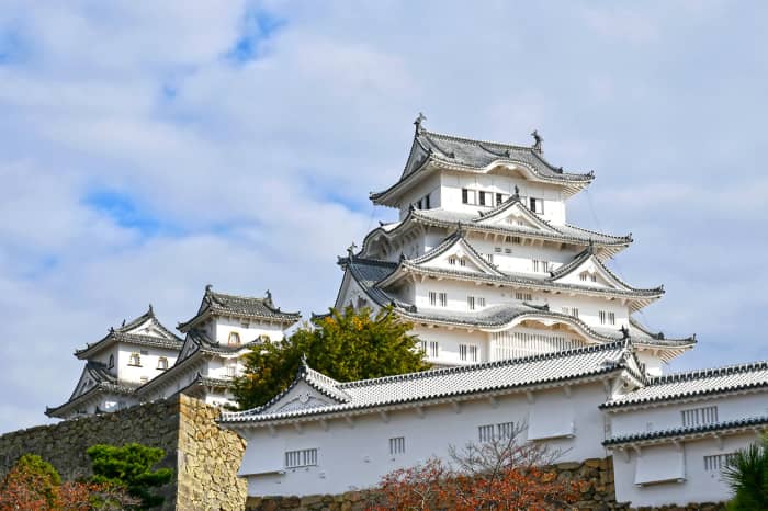 Elegant Himeji Castle. One of Japan's earliest UNESCO sites and hands-down the most beautiful Japanese castle.