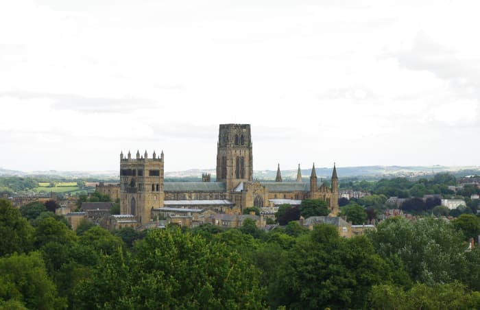 Durham Cathedral as seen from St Aidan's College