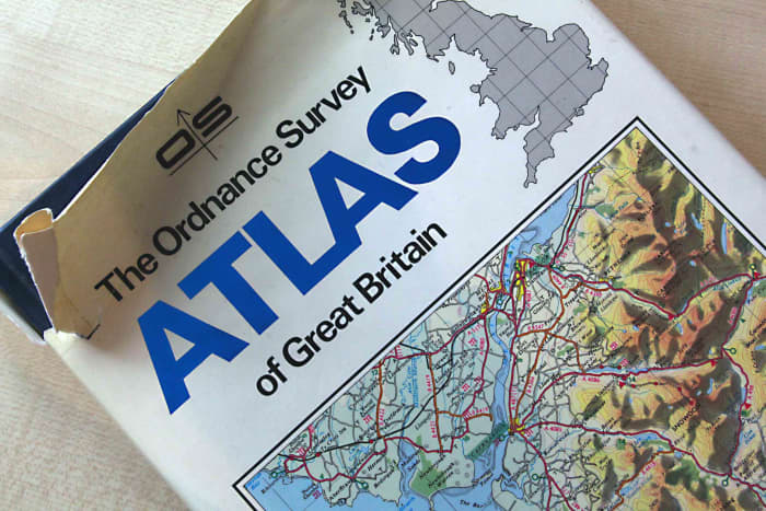 My 33 year old, not too badly damaged navigation system - does not require batteries or good reception