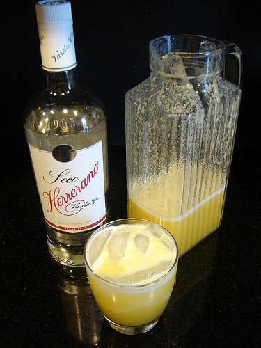 Seco Herrerano. A delicious, frothy, fruit & booze confection that's essentially a smoothie for grownups. Fresh and bright, this local treat is also ridiculously high in Vitamin C - if, you know, you're into health benefits with your party-smoothies.