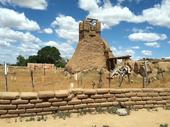 Remains of the original San Geronimo Church, built in the 17th century, and cemetery. Today this is considered hallowed ground.