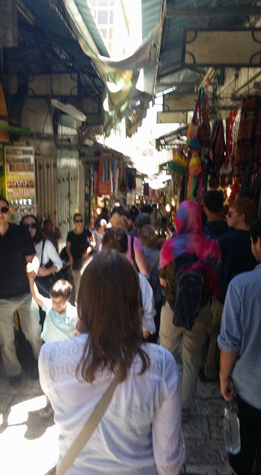 Old Jerusalem is essentially a giant shopping center separated into four quarters: the Armenian, Christian, Jewish, and Muslim quarters.