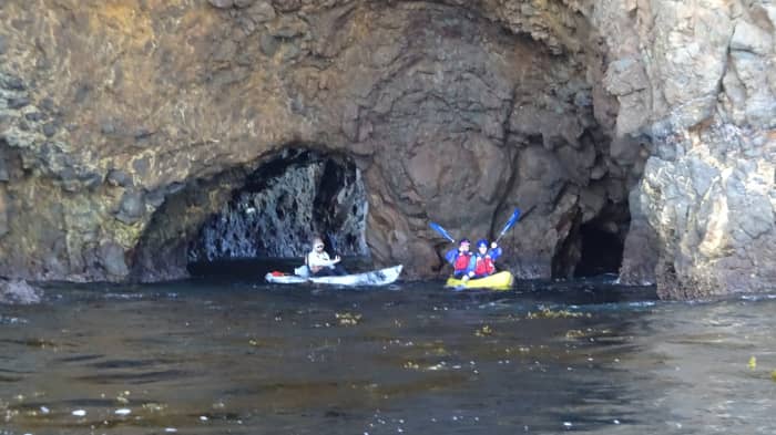 Exploring the sea caves of Channel Islands National Park via kayak is an unforgettable experience.