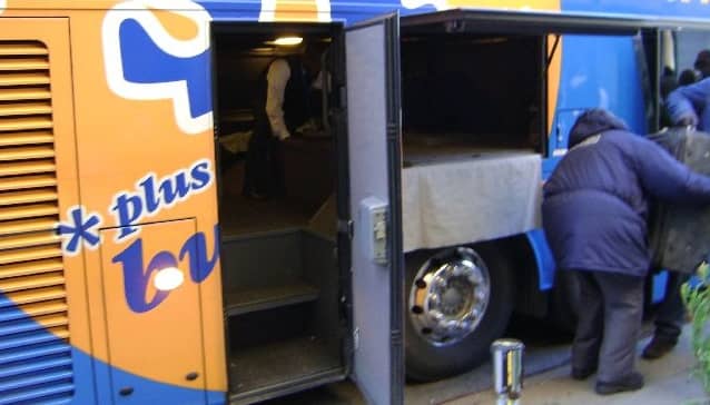 You are allowed on carry on bag and one checked bag with each Megabus ticket. Your checked bag will travel in the luggage compartment under the bus.