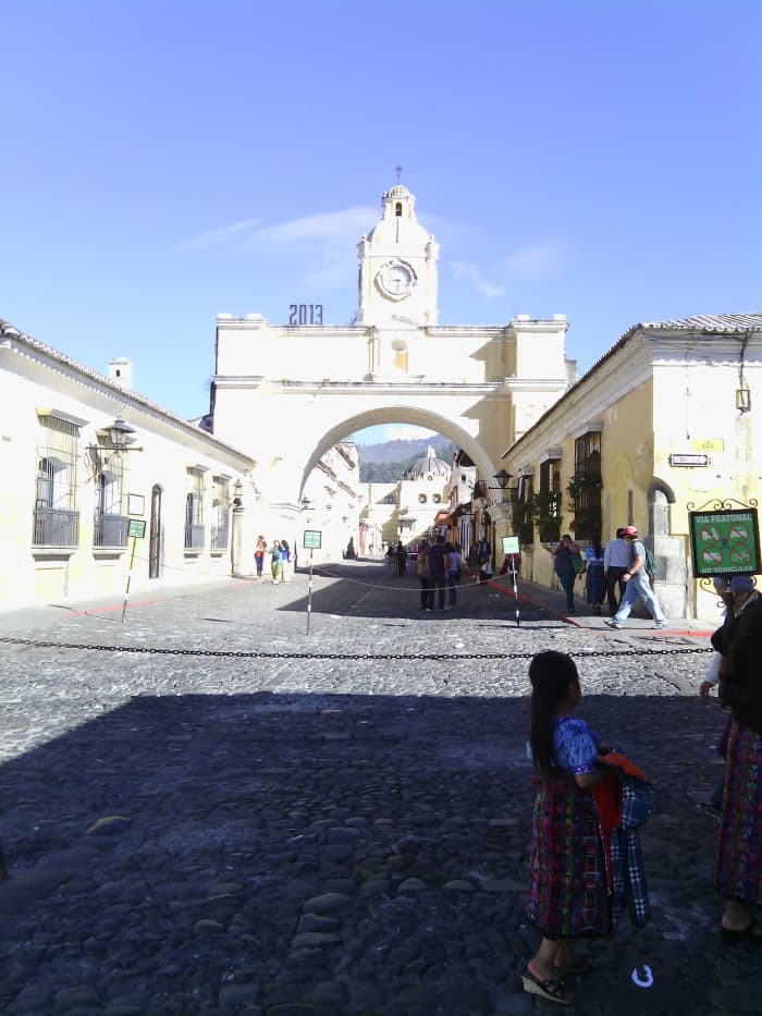 I apologize for the quality, my camera wasn't great at the time. My favorite picture of this ancient city and a little girl in her traditional outfit.