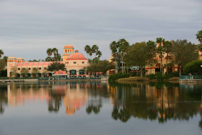 Disney World can be more expensive than Disneyland due to a longer vacation time and fast pass benefits that come with staying at a more expensive, on-property hotel like the Coronado Springs, pictured above.