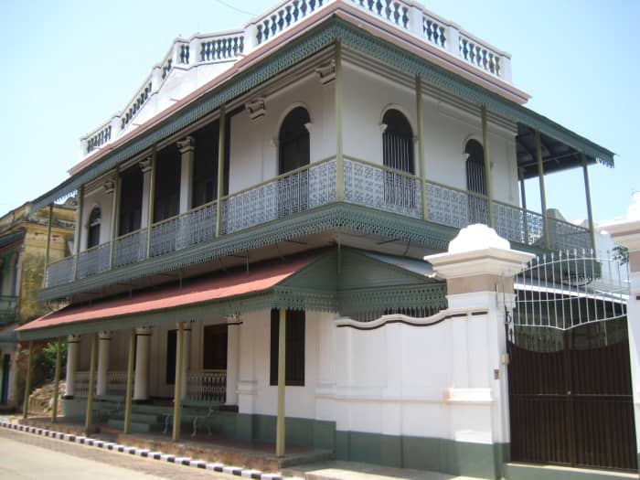 A house based on Franco-Tamil architecture.