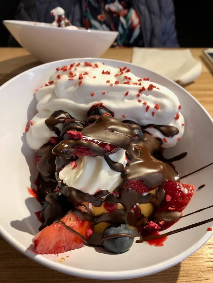 Chocolate is taken seriously in Québec. This ice-cream, chocolate confection did not disappoint!