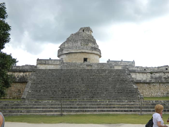The observatory at Chichen Itza. The Maya developed advanced astronomy, and were able to predict planetary movements.