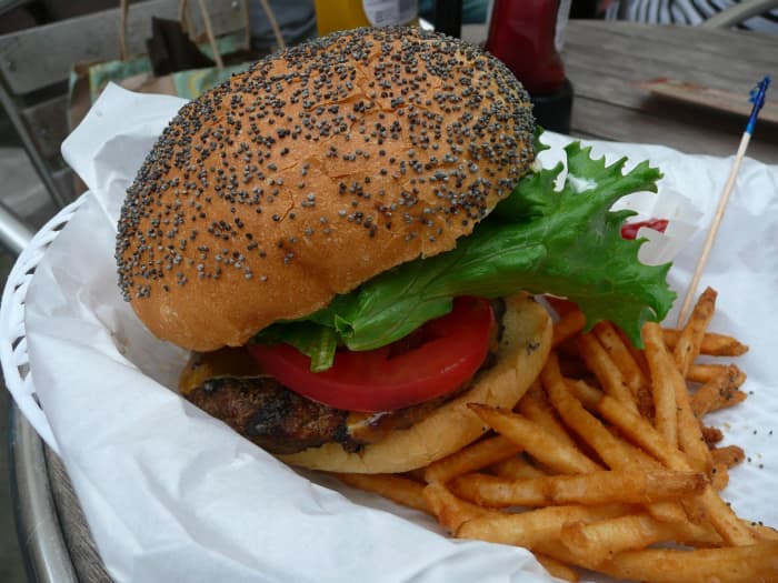 Cheeseburger from Kua Aina