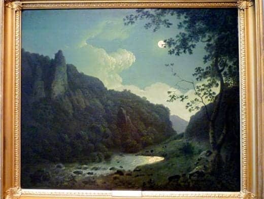 Dovedale by Midnight by Joseph Wright of Derby