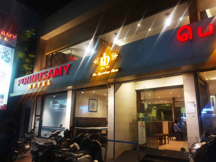 Ponnusamy Hotel, TTK Road