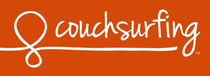Couchsurfing is a community-based service that allows users to connect with one another and stay at other users' places for free when they travel.
