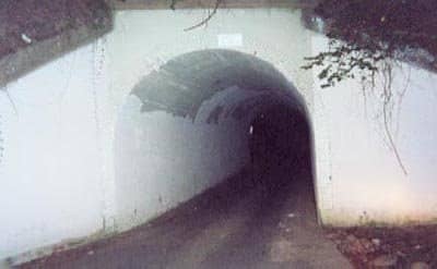 The Goatman Bridge, a popular spot where people often go in search of the legend, also known at The Bunnyman Bridge.